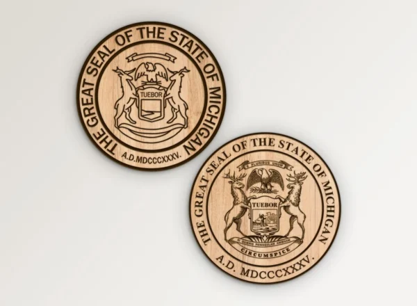 State Seal of Michigan Bundle SVG Vector911