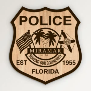 Miramar Florida Police Department Patch SVG Vector911