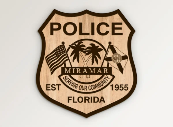 Miramar Florida Police Department Patch SVG Vector911