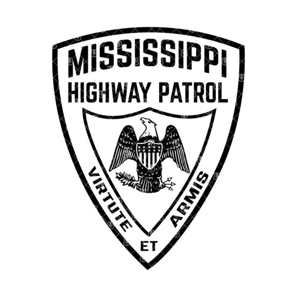 Mississippi Highway Patrol MHP Patch - Image 2