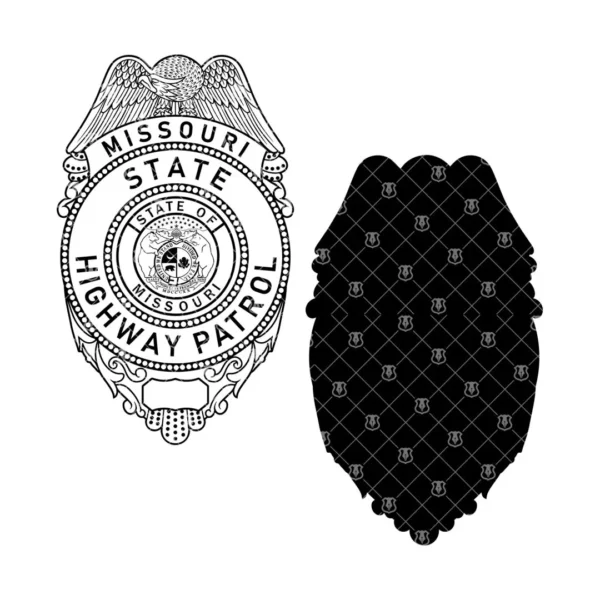 Missouri State Highway Patrol Badge - Image 3