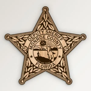 Monroe County Florida Sheriffs Office Deputy Badge SVG Vector911