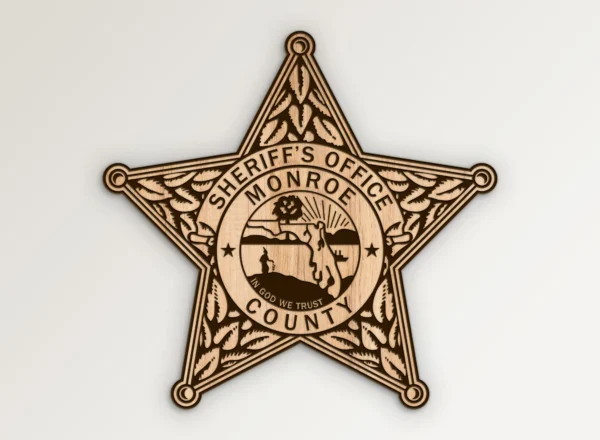 Monroe County Florida Sheriffs Office Badge SVG Vector911