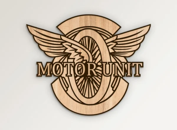 Motor Unit Motorman Motorcycle Wings SVG Vector911