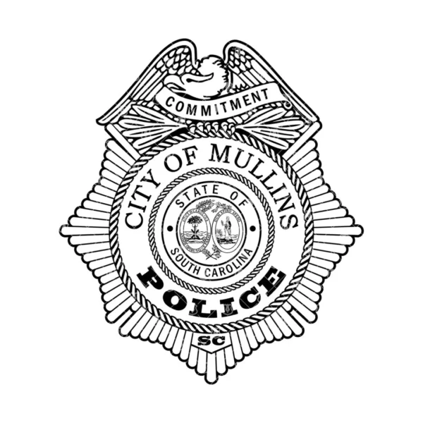 Mullins South Carolina Police Badge - Image 2