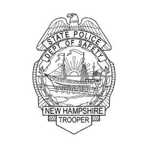 Nhsp Trooper Badge