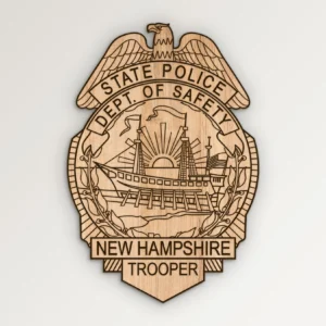 New Hampshire State Police Trooper Badge – Vector911