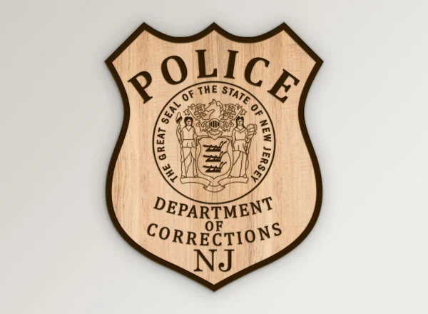 New Jersey Department Corrections Patch SVG Vector911