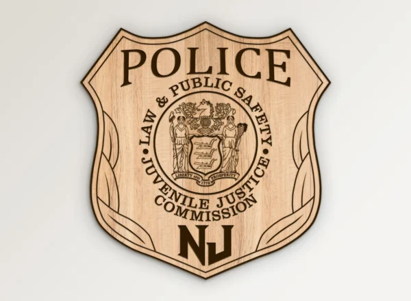 New Jersey Juvenile Justice Police Badge SVG Vector911