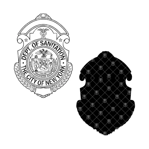 City of New York Sanitation Department Badge - Image 3