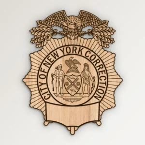 City of New York Corrections Badge SVG Vector911