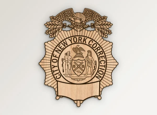 City of New York Corrections Badge SVG Vector911