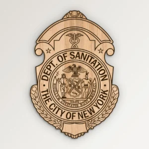 New York City Sanitation Department Badge SVG Vector911