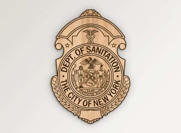 New York City Sanitation Department Badge SVG Vector911