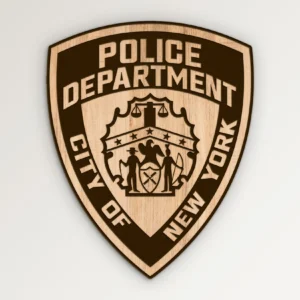 New York City Police NYPD Patch SVG Vector911