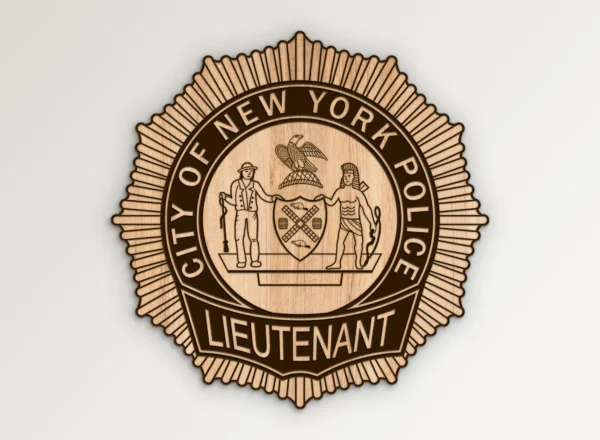 New York City Police NYPD Detective Badge SVG Vector911