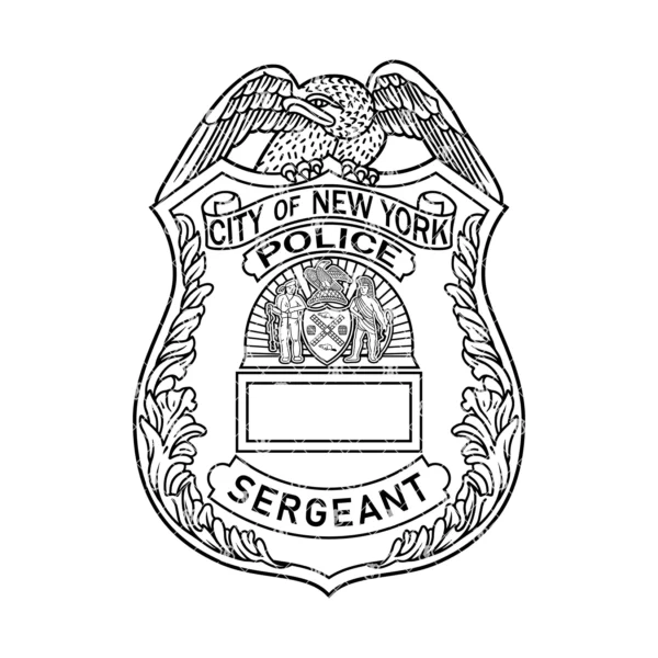 New York Police NYPD Sergeant Badge - Image 2