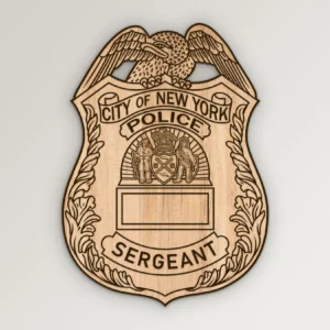 NYPD Sergeant Badge SVG Vector911