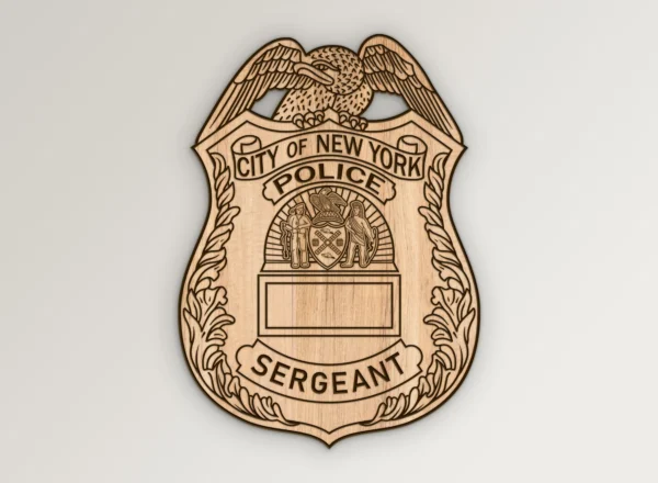 NYPD Sergeant Badge SVG Vector911