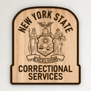 New York State Correctional Services Patch SVG Vector911