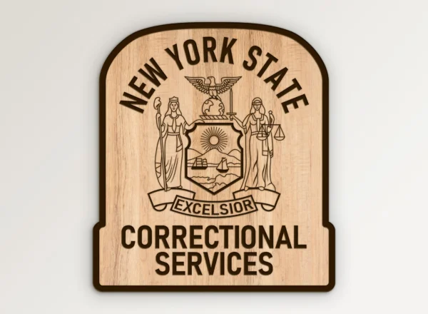 New York State Correctional Services Patch SVG Vector911