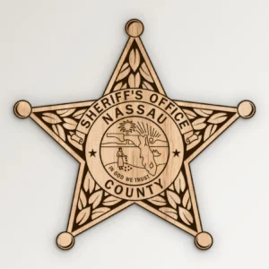 Nassau County Florida Sheriffs Office Badge SVG Vector911