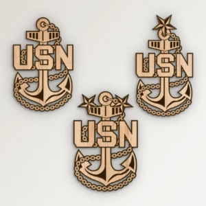 Navy USN Chief Anchors Bundle SVG Vector911