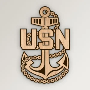 USN Navy Chief Fouled Anchor SVG Vector911