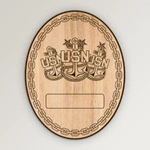 USN Navy Command Master Chief Badge SVG Vector911