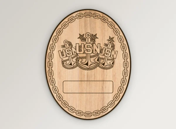 USN Navy Command Master Chief Badge SVG Vector911