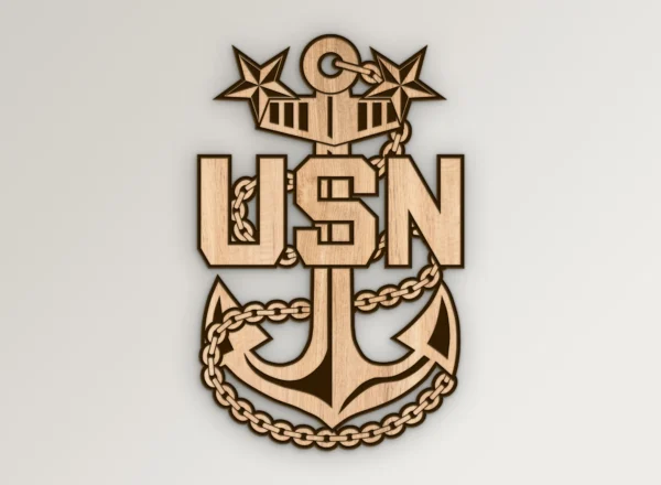 Navy Master Chief Anchor SVG Vector911