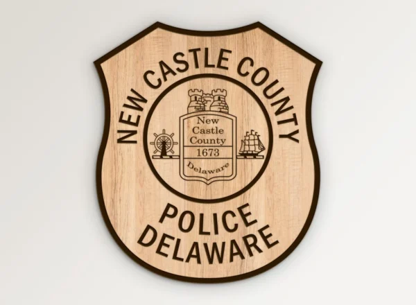 New Castle County Delaware Police Patch SVG Vector911