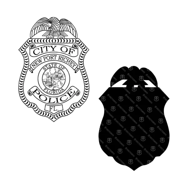 New Port Richey Florida Police Badge - Image 3