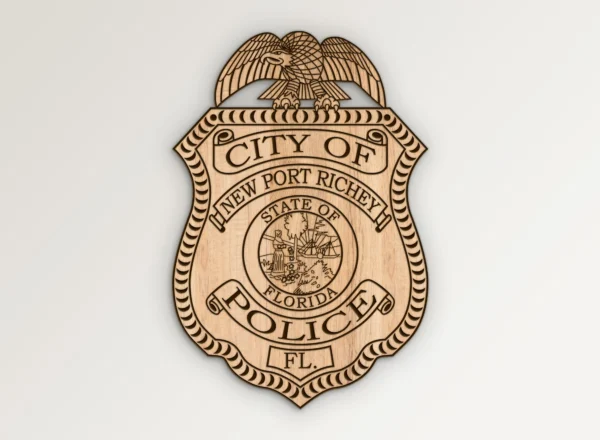 New Port Richey Florida Police Badge SVG Vector911