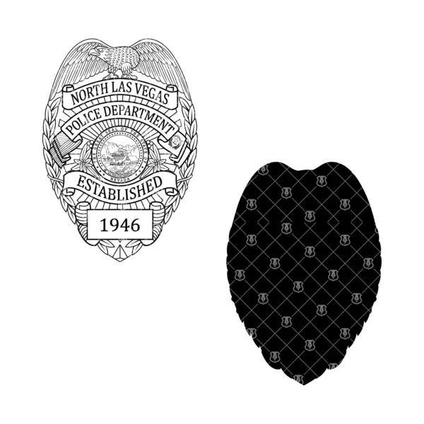 North Las Vegas Nevada Police Badge - Image 3