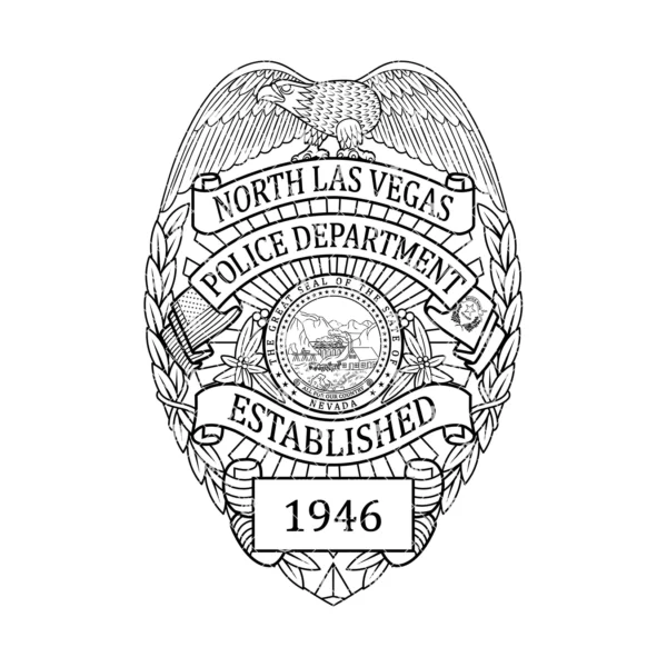 North Las Vegas Nevada Police Badge - Image 2