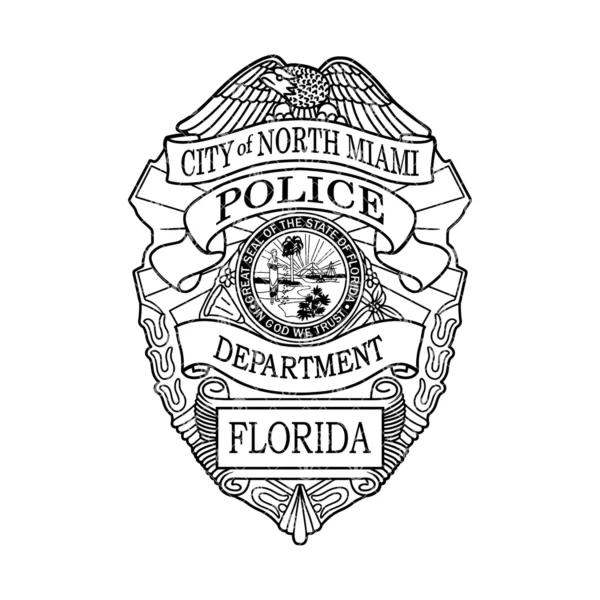 North Miami Florida Police Badge - Image 2