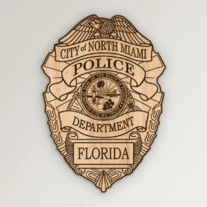 North Miami FL Police Badge SVG Vector911