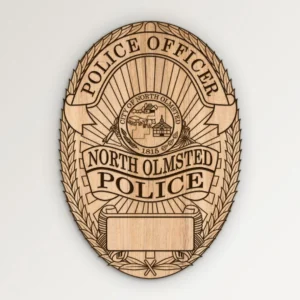 North Olmsted Ohio Police Officer Badge SVG Vector911