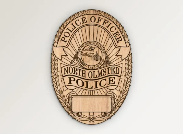 North Olmsted Ohio Police Officer Badge SVG Vector911