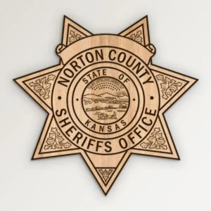 Norton County Kansas Sheriffs Office Badge SVG Vector911