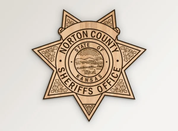 Norton County Kansas Sheriffs Office Badge SVG Vector911