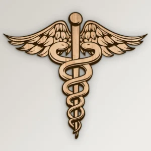 Nurses EMS Caduceus Snake SVG Vector911