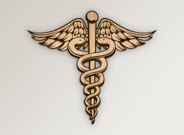 Nurses EMS Caduceus Snake SVG Vector911