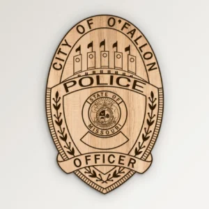 O'Fallon Missouri Police Officer Badge SVG Vector911