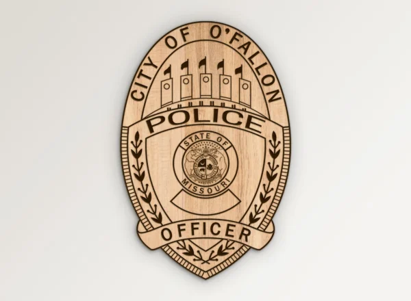 O'Fallon Missouri Police Officer Badge SVG Vector911