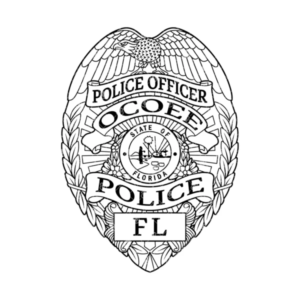 Ocoee Florida Police Officer Badge - Image 2