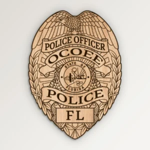 Ocoee Florida Police Officer Badge SVG Vector911