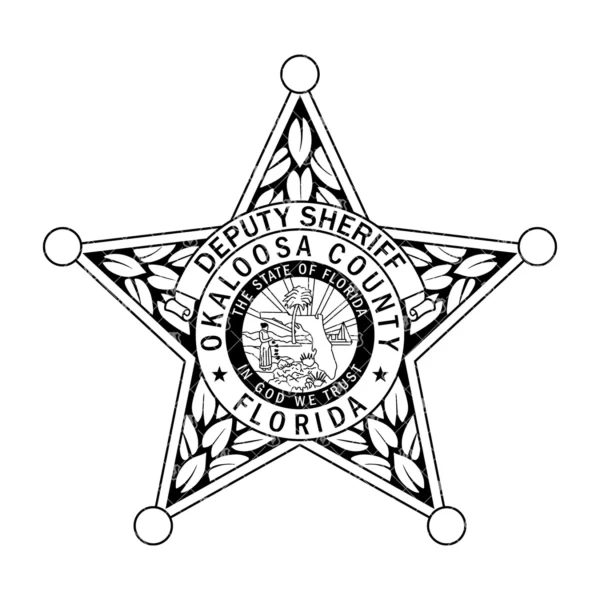 Okaloosa Florida Deputy Sheriff Badge - Image 2