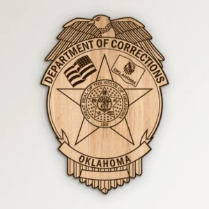 Oklahoma Department of Corrections Badge SVG Vector911